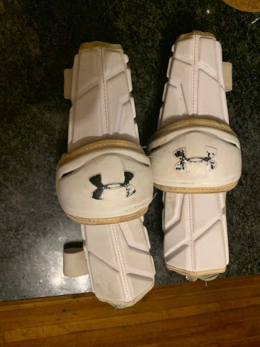 Under Armour Command Pro Box Arm Guards - Size Large - used - white