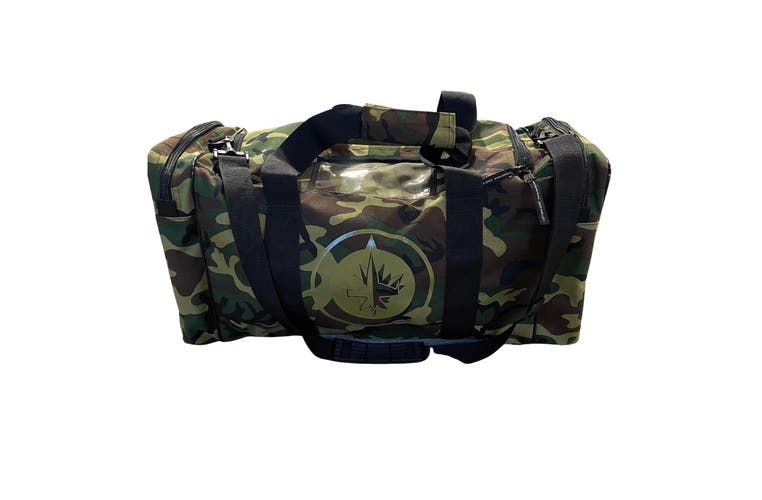 Winnipeg Jets Camo Player Duffle Bag