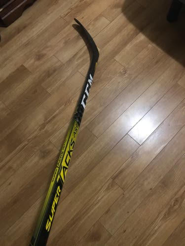 Right Handed CCM Super Tacks AS2 Pro Hockey Stick Toe Pattern Pro Stock