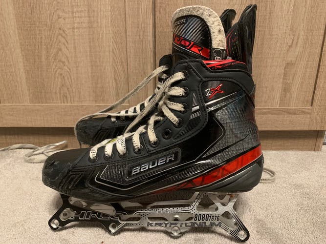 Bauer Vapor 2x Skates With Kryptonium Chassis-Size 8D