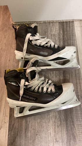 Bauer Supreme One100 Pro Hockey Goalie Skates Sz 8