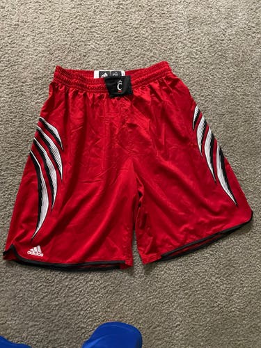 Team Issued Cincinnati Bearcat Adidas Cat Scratch Game Shorts