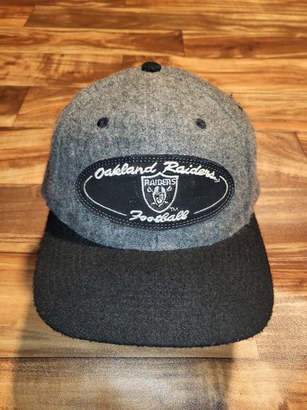 Vintage Rare 2000s Oakland Raiders 3 Time Super Bowl Champions Black Dome Hat