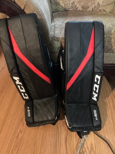 26" CCM Axis 1.5 Goalie Leg Pads