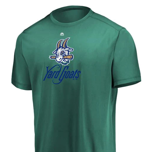 Brand New Majestic Hartford Yard Goats Dri Fit Short Sleeve TShirt - Youth Large
