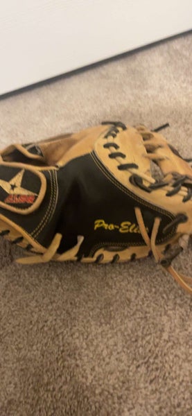 Japan ZETT Special Pro Order 12 Pitcher Baseball Glove Yellow RHT Rare Ace  Gift