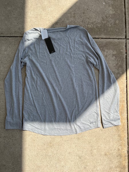 New Adidas Creator Gray Long Sleeve Shirt (M, L, XL)