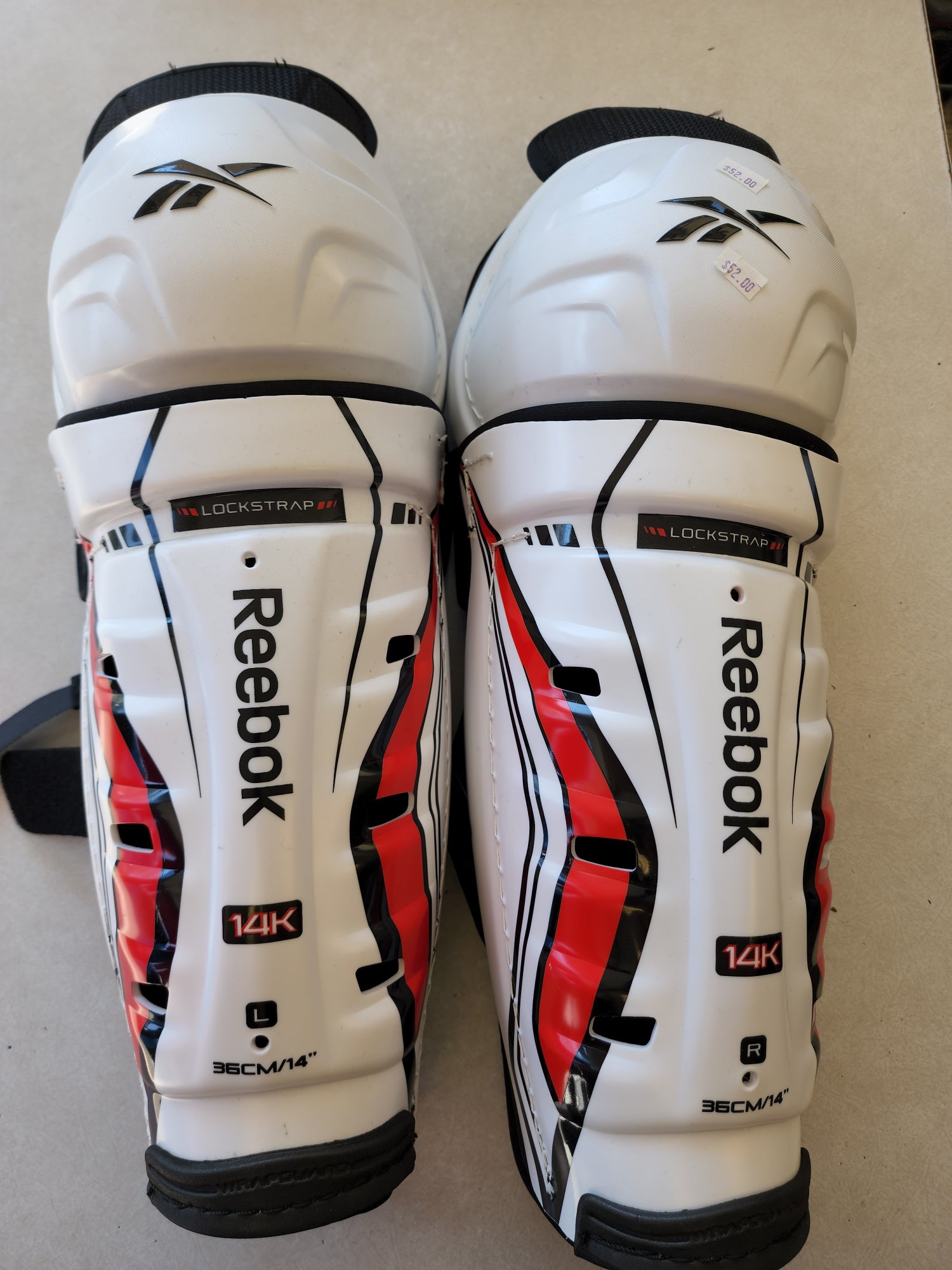 New Reebok 14K Shin Pads SidelineSwap