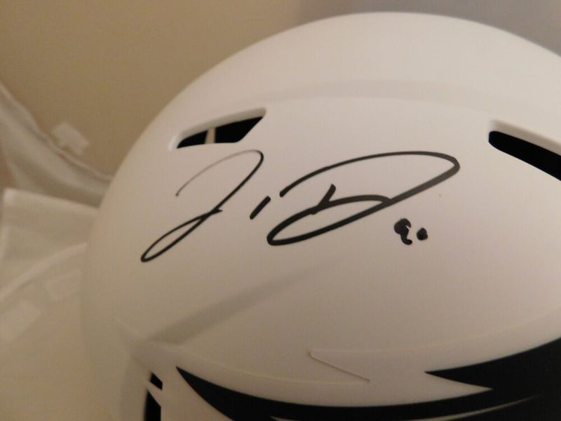 Philadelphia Eagles Jordan Davis Signed Mini Helmet Jsa