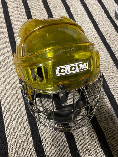 NWT Small Yellow translucent CCM Helmet