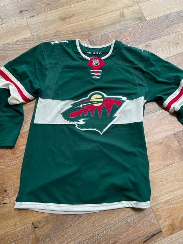 Minnesota Wild Adidas Jersey Size 50