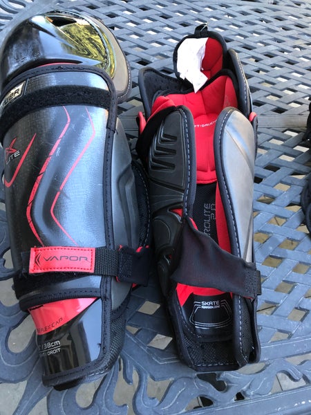 Used Bauer Vapor 1X Lite Shin Pads
