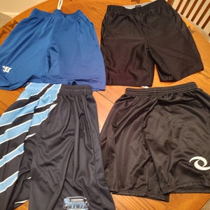 Lot of 4 lacrosse Used Small Shorts - small and medium