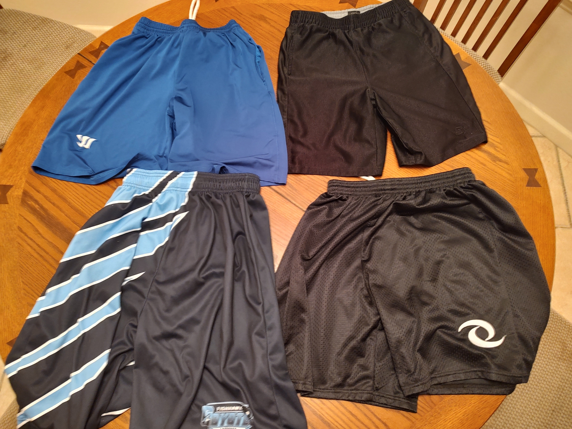 Lot of 4 lacrosse Used Small Shorts - small and medium