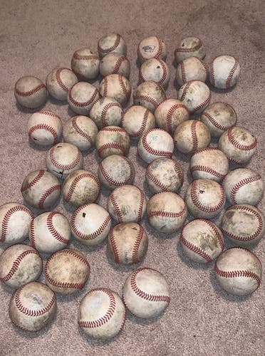 48 Used Diamond  Baseballs