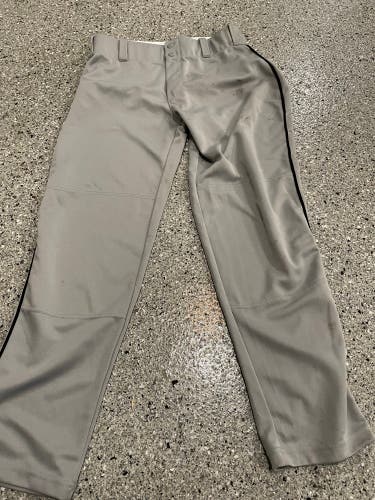 Gray Used XL Rawlings Game Pants