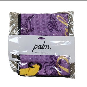 Palm Golf Co Premium Golf Towel Purple New Women's 14" x 36"