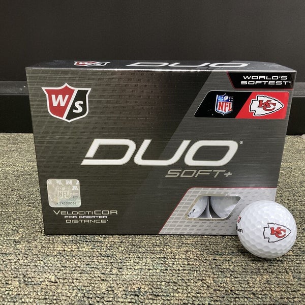 Wilson Staff Duo Soft NFL Logo Golf Balls New Orleans Saints 12 Count Box  NEW | SidelineSwap