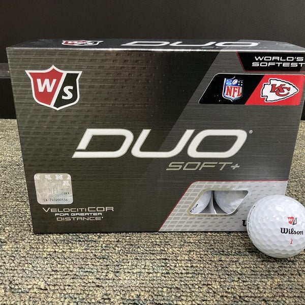 Wilson DUO Soft NFL Golf Balls - Kansas City Chiefs