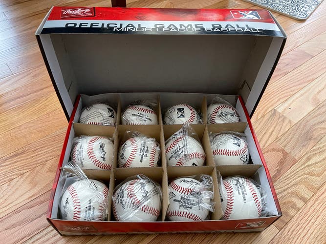 2 Dozen Rawlings milb baseballs