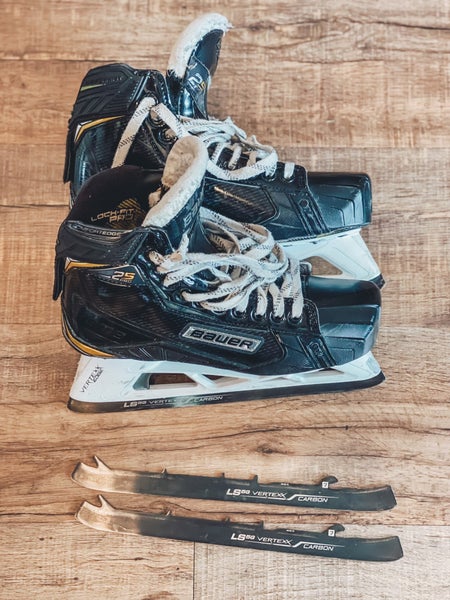 Used Bauer Regular Width Size 7.5 Supreme 2S Pro Hockey Goalie Skates