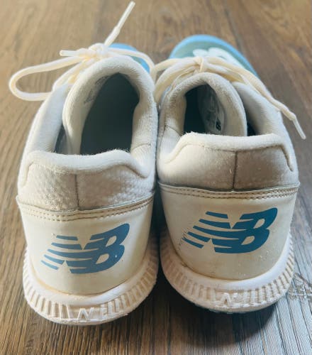 Used Carolina Blue New Balance Turf Shoes - Men’s Size 8.5