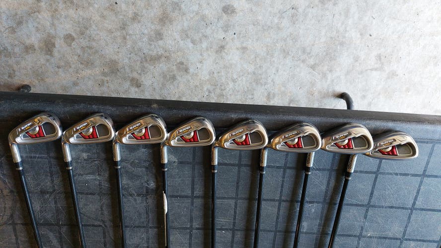 Senior flex Men's TaylorMade LH Burner XD 8 irons