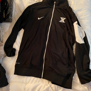 Xavier Team Issued Full Zip Black Nike Jacket