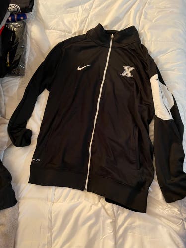 Xavier Team Issued Full Zip Black Nike Jacket