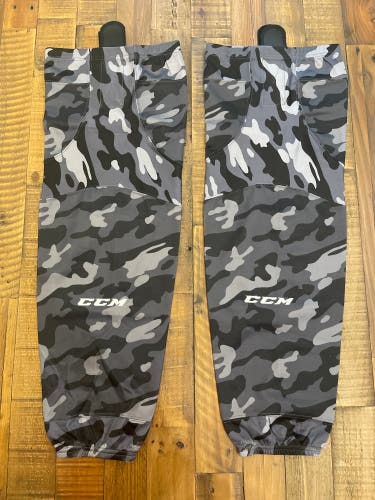 CCM SX8000 Hockey Socks Senior Large Grey Camouflage
