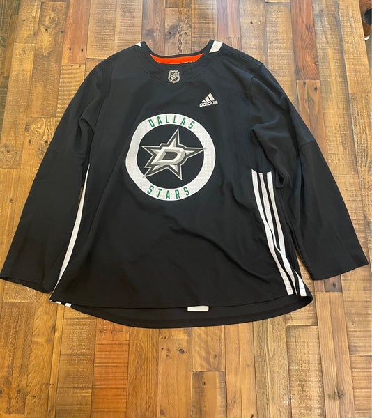 Adidas Dallas Stars Pro Stock Practice Jersey Black Size 54 / XL