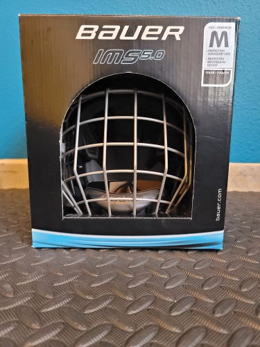 Medium Bauer IMS 5.0 Helmet with Cage