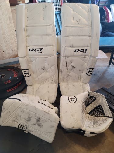 Used 32+1.5" Regular Warrior Ritual R/GT Goalie Full Set