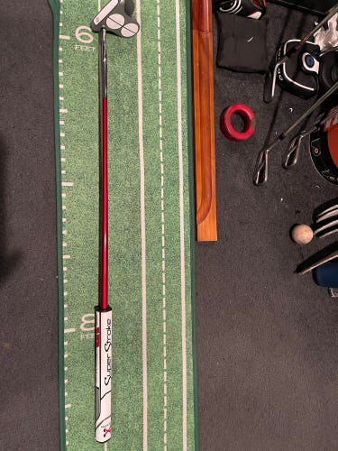 Men's Mallet 34" White Hot OG 2Ball Lined Stroke Lab Putter