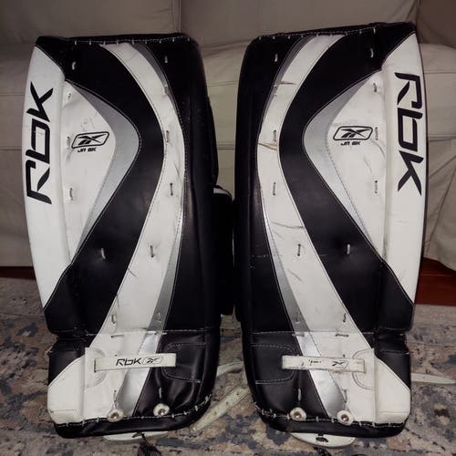 Used 25" Reebok 6K Goalie Leg Pads
