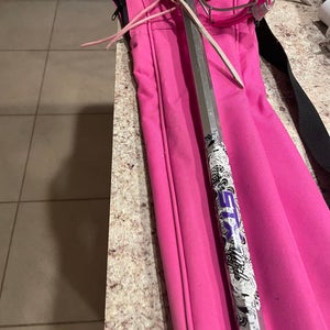 Pink girls lacrosse equipment