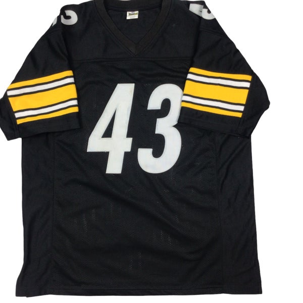 TROY POLAMALU 43 Pittsburgh Steelers Vintage Football Jersey 