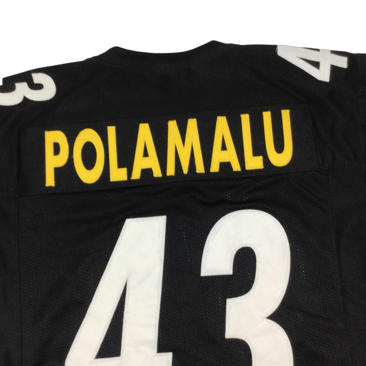 Throwback Pittsburgh Steelers Troy Polamalu NFL jersey. Stitched numbers/lettering.  High-quality.