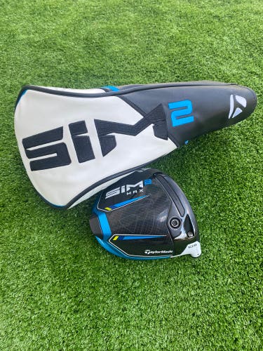 *Excellent* Used Taylormade SIM2 Max 10.5* Driver Head Only + Headcover