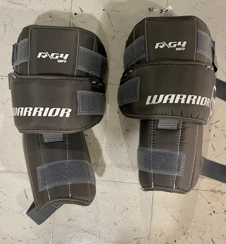 Used Warrior RG4 Senior Goalie Knee Pads