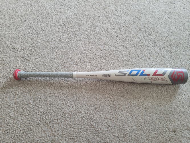 Used USSSA Certified 2018 Louisville Slugger Alloy Solo 619 Bat (-10) 19 oz 29"