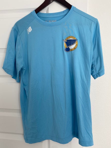 ST. LOUIS AAA BLUES BABY BLUE DRI-FIT T SHIRT (L)