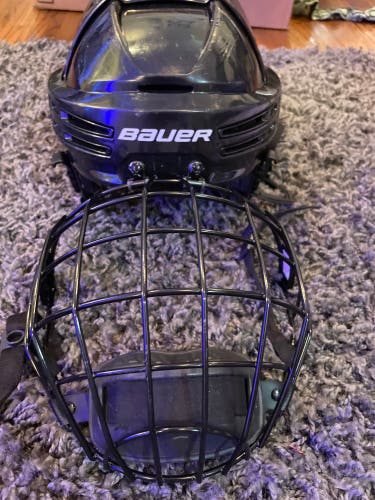 Black Bauer helmet