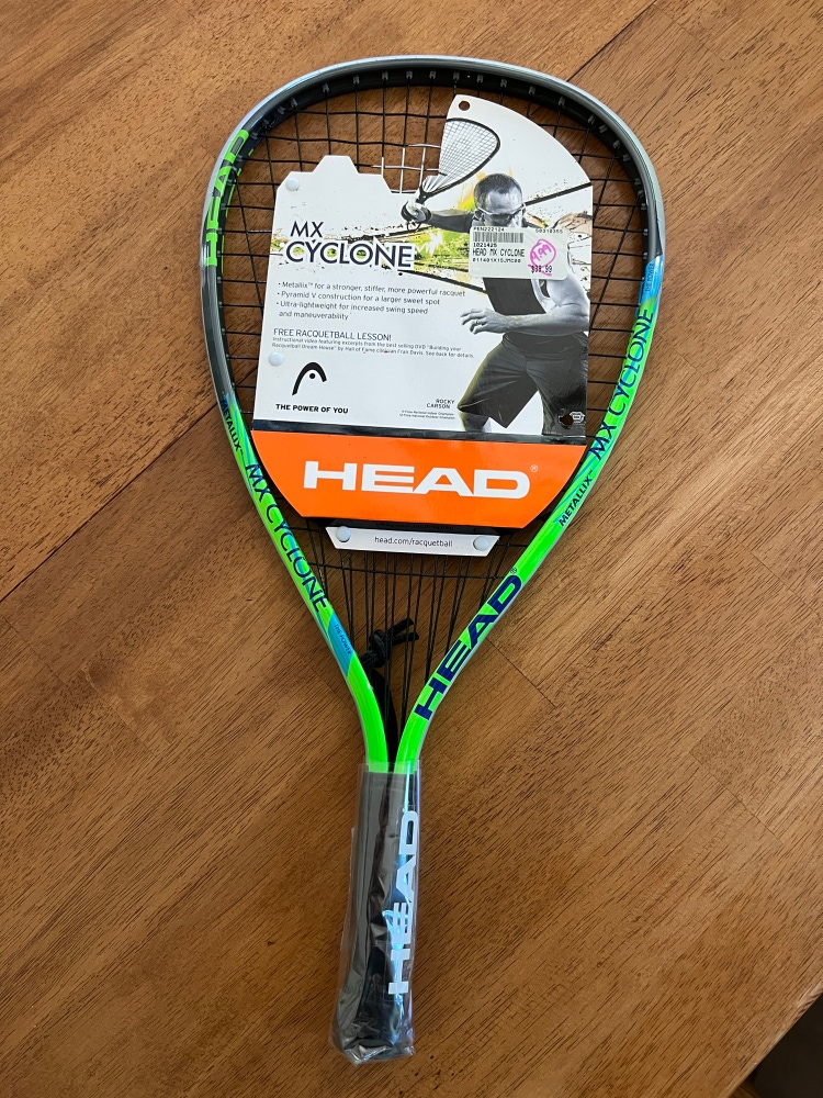 Head MX Cyclone racquetball racquet new.