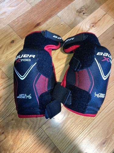 Junior Large Bauer Vapor X700 Ice Hockey Elbow Pads