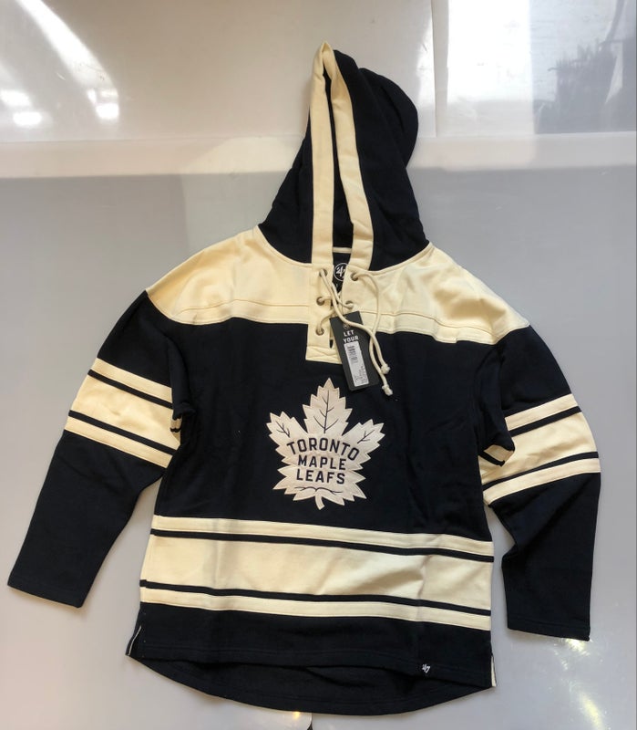 New Blue Adidas Toronto Maple Leafs Light Weight Training Hoodie S & M