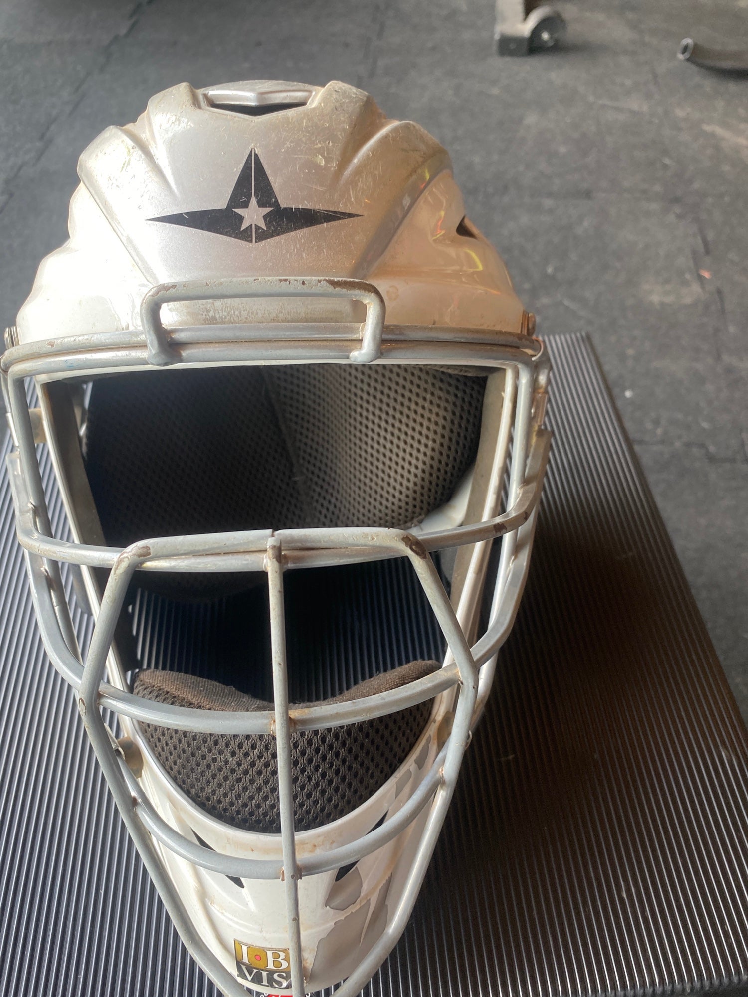 Custom Allstar catchers helmet