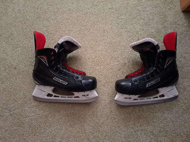Used Bauer Vapor X400 Jr Hockey Skates Size 5