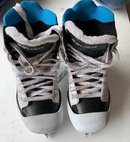 Junior Used Bauer 5000 Hockey Goalie Skates Regular Width Size 3