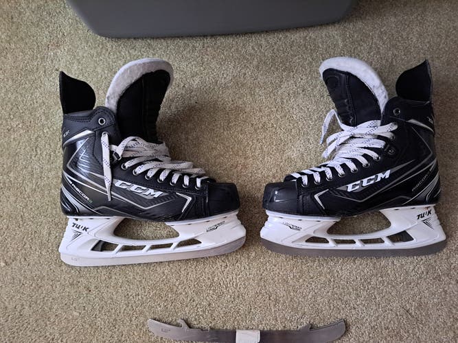 Used Prostock CCM RibCor 70K Hockey Skates  9.75